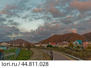 Краснодарский   край, Туапсинский район, поселок городского типа,   Новоихайловский, река Нечепсухо (2021 год). Стоковое фото, фотограф Александр Циликин / Фотобанк Лори