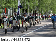 Россия. Бородино. Реконструкция Бородинской битвы 1812 года во время фестиваля "Стойкий оловянный солдатик" (2012 год). Стоковое фото, фотограф Ерохин Дмитрий Викторович / Фотобанк Лори
