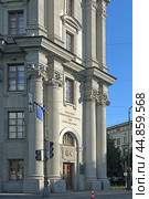 Military Logistics Academy, known as Military Academy of Logistical Support of General of Army Khrulyov (fragment). Saint Petersburg, Russia (2024 год). Редакционное фото, фотограф Валерия Попова / Фотобанк Лори