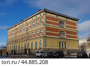 Репольская народная школа (Средняя общеобразовательная школа № 7). Выборг, Школьный переулок, 4 (2019 год). Редакционное фото, фотограф Алексей Иванов / Фотобанк Лори