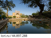 Nadir Divan Begi Khanaka in Bukhara (2022 год). Редакционное фото, фотограф Юлия Белоусова / Фотобанк Лори