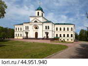 Церковь Покрова Пресвятой Богородицы (Покровская церковь). Пустынский Свято-Успенский мужской монастырь. Мстиславский район. Могилевская область. Беларусь (2024 год). Стоковое фото, фотограф Сергей Афанасьев / Фотобанк Лори