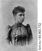 Princess Victoria of Koburg, old vintage illustration, 1894. Стоковое фото, фотограф Константин Тимофеев / Фотобанк Лори