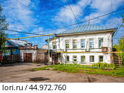 Дом Акиндина Яковлевича Сотина (Городец) (2024 год). Редакционное фото, фотограф Илья Старков / Фотобанк Лори