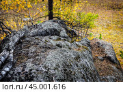 Древние горы Хакасии. Каменный парк. (Ширинские Столбы) (2019 год). Редакционное фото, фотограф Александр Галинский / Фотобанк Лори