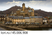 Town of Estaing, France. Стоковое фото, фотограф Яков Филимонов / Фотобанк Лори