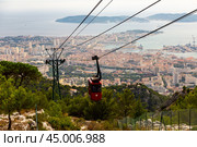 Toulon city and coastline from Faron mountain. Стоковое фото, фотограф Яков Филимонов / Фотобанк Лори