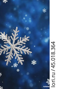 Large silver glitter snowflake falling against a blue background. Стоковое AI-видео, аниматор Юрий Поздников / Фотобанк Лори