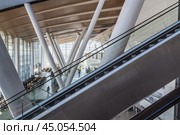 Inside of passenger terminal of Platov International Airport in Rostov-on-Don, Russia (2021 год). Стоковое фото, фотограф Elena Odareeva / Фотобанк Лори