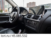 KRASNOYARSK, RUSSIA - September 22, 2024: Grey BMW X3 F25. Редакционное фото, фотограф Плотников Дмитрий / Фотобанк Лори
