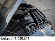 KRASNOYARSK, RUSSIA - June 15, 2024: Black BMW X5 E70. Редакционное фото, фотограф Плотников Дмитрий / Фотобанк Лори