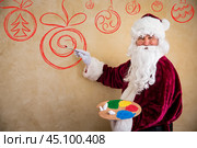 Santa Claus painter. Стоковое фото, фотограф yarruta / Фотобанк Лори