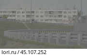 Finished road, road signs, barrier fencing. готовая дорога, дорожные знаки, барьерное ограждение. Стоковое видео, видеограф Опока Алексей / Фотобанк Лори