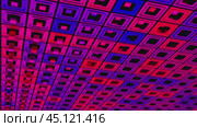 Dynamic movement of colorful rectangles forming a captivating 3d texture. Стоковое видео, видеограф Данил Руденко / Фотобанк Лори