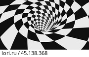 Checkerboard pattern creating rotating optical illusion. Стоковое видео, видеограф Данил Руденко / Фотобанк Лори