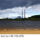 Пермская ГРЭС, город Добрянка, Пермский край. Стоковое фото, фотограф Алексей Иванов / Фотобанк Лори