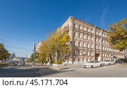Бывший дом Кирхгоф  на Мещанской улице, 1/17 в Москве. Редакционное фото, фотограф Владимир Чинин / Фотобанк Лори