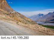 Ki monastery. Spiti Valley, India. Стоковое фото, фотограф Дмитрий Рухленко / Фотобанк Лори