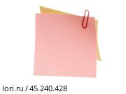 Sheets of stapled paper clips. Стоковое фото, фотограф Олег Жуков / Фотобанк Лори