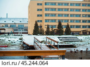 Отель АМАКС Валдайские Зори зимой (2021 год). Стоковое фото, фотограф Оксана / Фотобанк Лори