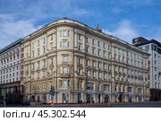 Россия. Москва. Доходный дом Московского купеческого общества (2022 год). Редакционное фото, фотограф Литвяк Игорь / Фотобанк Лори