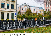 Гостиница «Ист-Вест». Тверской бульвар, дом 14, стр. 4. Москва. Редакционное фото, фотограф E. O. / Фотобанк Лори
