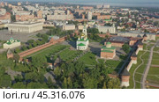 Tula Kremlin and Epiphany Cathedral. Стоковое видео, видеограф Михаил Коханчиков / Фотобанк Лори