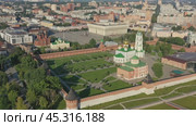 Tula Kremlin and Epiphany Cathedral. Стоковое видео, видеограф Михаил Коханчиков / Фотобанк Лори