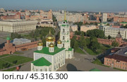 Tula Kremlin and Epiphany Cathedral. Стоковое видео, видеограф Михаил Коханчиков / Фотобанк Лори