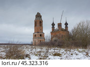 Урочище Усово, Ильинская церковь. Редакционное фото, фотограф Ирина Яровая / Фотобанк Лори