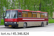 Ретро-автобус Ikarus 250.93. Екатеринбург, улица Толмачёва (2019 год). Редакционное фото, фотограф Алексей Иванов / Фотобанк Лори