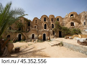 Berber Fortified granary Ksar of Medenine in Tunisia. Стоковое фото, фотограф Яков Филимонов / Фотобанк Лори