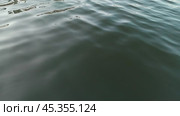 Небольшие волны на реке Преголя в Калининграде, спокойное течение воды. Отдых на воде. Морской туризм в России. Стоковое видео, видеограф Анна Чижова / Фотобанк Лори