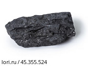 Natural wood charcoal Isolated on white. Стоковое фото, фотограф Сергей Толмачёв / Фотобанк Лори