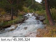 Кабардино-Балкария. Река Терскол. (2022 год). Стоковое фото, фотограф Рябков Александр / Фотобанк Лори