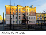 Городской пейзаж. Утро. Тверь. Редакционное фото, фотограф Владимир Шибаев / Фотобанк Лори