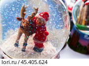 Christmas snow globe. Стоковое фото, фотограф Сергей Толмачёв / Фотобанк Лори