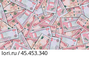 Illustration. Seamless pattern. Disorganized scattered paper banknotes of 100 dirhams 2018 United Arab Emirates. UAE money.Textured arabic background or wallpaper. Стоковая иллюстрация, иллюстратор GAlexS / Фотобанк Лори