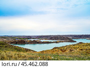 Осень на Капчагайском водохранилище. Алма-Атинская область. Республика Казахстан. Стоковое фото, фотограф Александр Тараканов / Фотобанк Лори