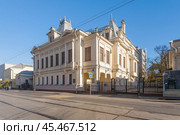 Бывшая  усадьба А.В. Целибеевой - М.Д. Карповой.  Новокузнецкая ул., дом 11, строение 1, Москва. Редакционное фото, фотограф Владимир Чинин / Фотобанк Лори