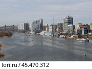 Вид на Ростов-на-Дону с Ворошиловского моста (2024 год). Редакционное фото, фотограф Иван Дуплик / Фотобанк Лори