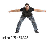 Full length portrait of a handsome man. Стоковое фото, фотограф Андрей Аркуша / Фотобанк Лори