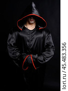 Young man in a monks robe. Стоковое фото, фотограф Андрей Аркуша / Фотобанк Лори