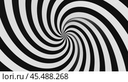 Endless black and white hypnotic spiral. Стоковое видео, видеограф Михаил Коханчиков / Фотобанк Лори