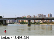Тургеневский мост в Краснодаре (2020 год). Редакционное фото, фотограф Иван Дуплик / Фотобанк Лори