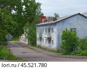 Улица Антикайнена, город Сортавала, Республика Карелия (2019 год). Стоковое фото, фотограф Алексей Иванов / Фотобанк Лори
