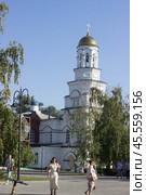 Храм Святителя Митрофана Воронежского. Саратов. (2024 год). Редакционное фото, фотограф Евгений Будюкин / Фотобанк Лори