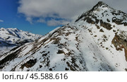 Snow Alp mountain range landscape. Стоковое фото, фотограф Михаил Коханчиков / Фотобанк Лори