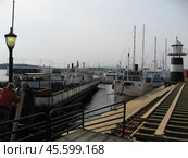 The Aker Brygge embankment, Oslo, Norway (2007 год). Редакционное фото, фотограф Константин Сергеевич Синявин / Фотобанк Лори