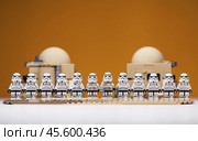RUSSIA, SAMARA - November, 24, 2024: Lego Star Wars stormtrooper squad. Редакционное фото, фотограф Андрей Аркуша / Фотобанк Лори
